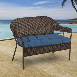 Jordan Manufacturing Texture Capri Wicker Settee Cushion alternate view