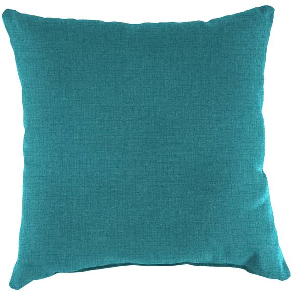 Jordan Manufacturing Text Lagoon Outdoor Throw Pillow