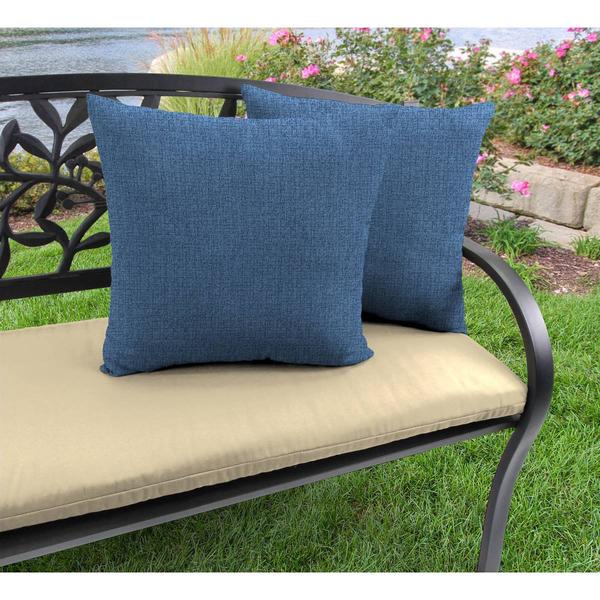 Jordan Manufacturing Texture Capri Outdoor Throw Pillow - 18 x 18 alternate view