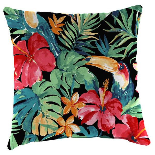 Jordan Manufacturing 2pk. Rani Tropical Outdoor Throw Pillow Set alternate view