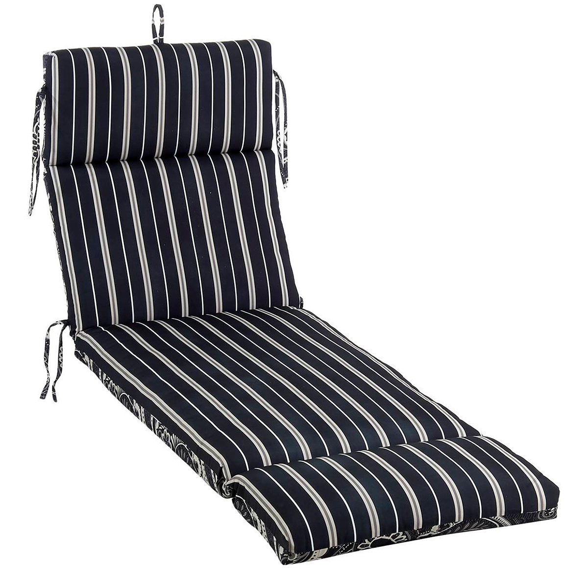Jordan Paisley Striped Chaise Cushion