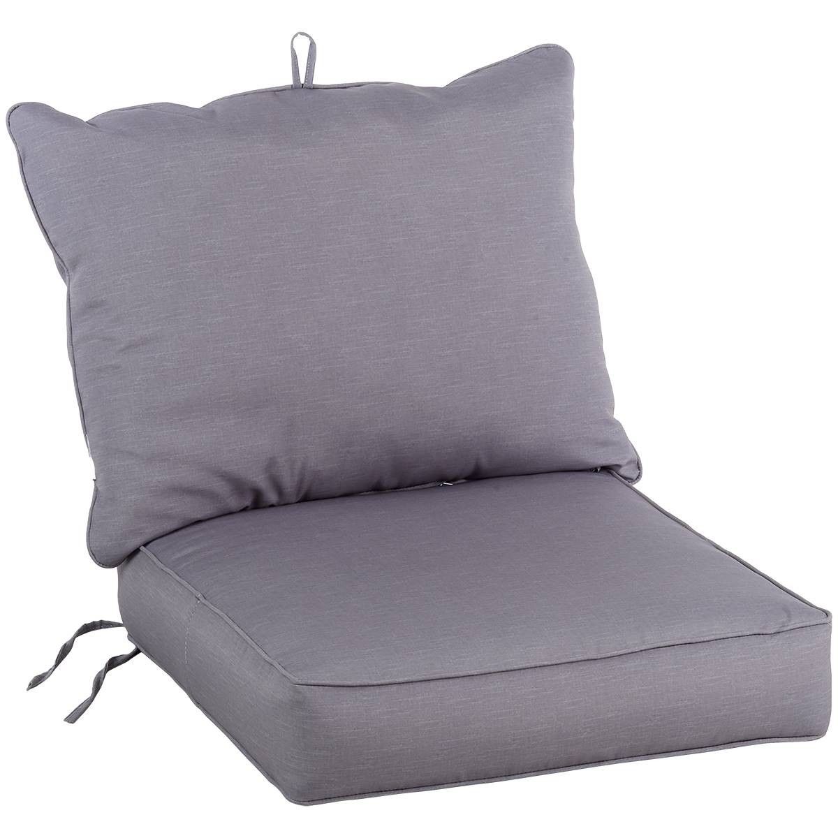 Jordan Manufacturing 2pc. Solid Taupe Deep Seat Cushion