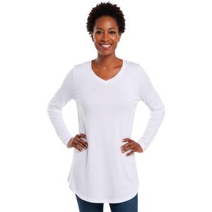 Womens Architect(R) Long Sleeve Rib Rounded Hem Crew Neck Tee alternate view