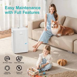 Kesnos 52 Pint Dehumidifier alternate view