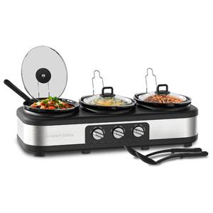 Complete Cuisine Triple 2.5qt. Slow Cooker