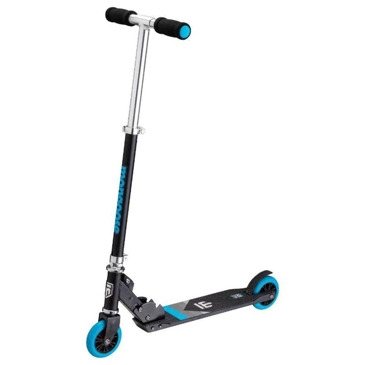 Mongoose Trace Youth Kick Scooter - Black/Blue