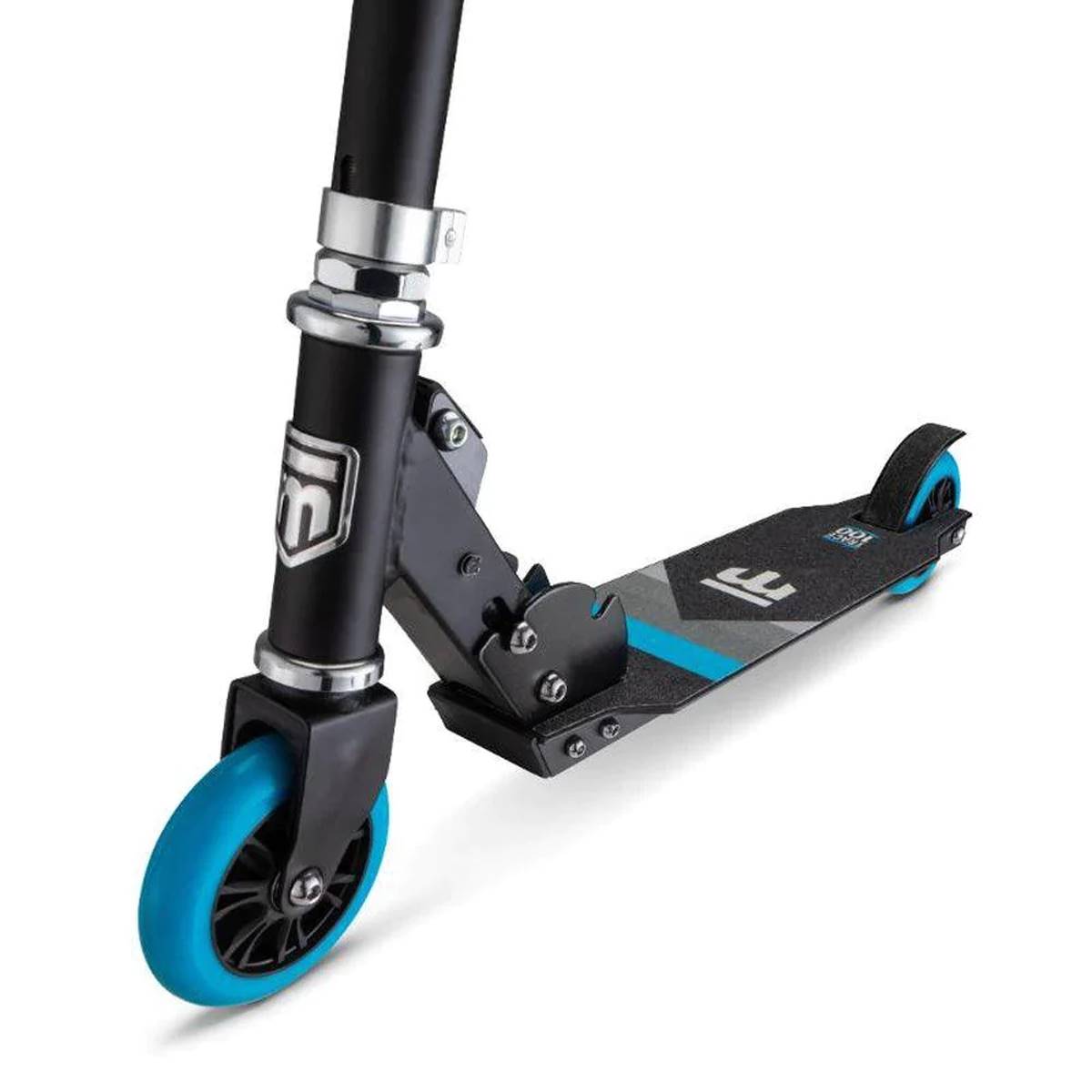 Mongoose Trace Youth Kick Scooter - Black/Blue