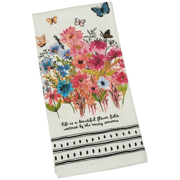 Essential Kitchen Flower Field Kitchen Towel