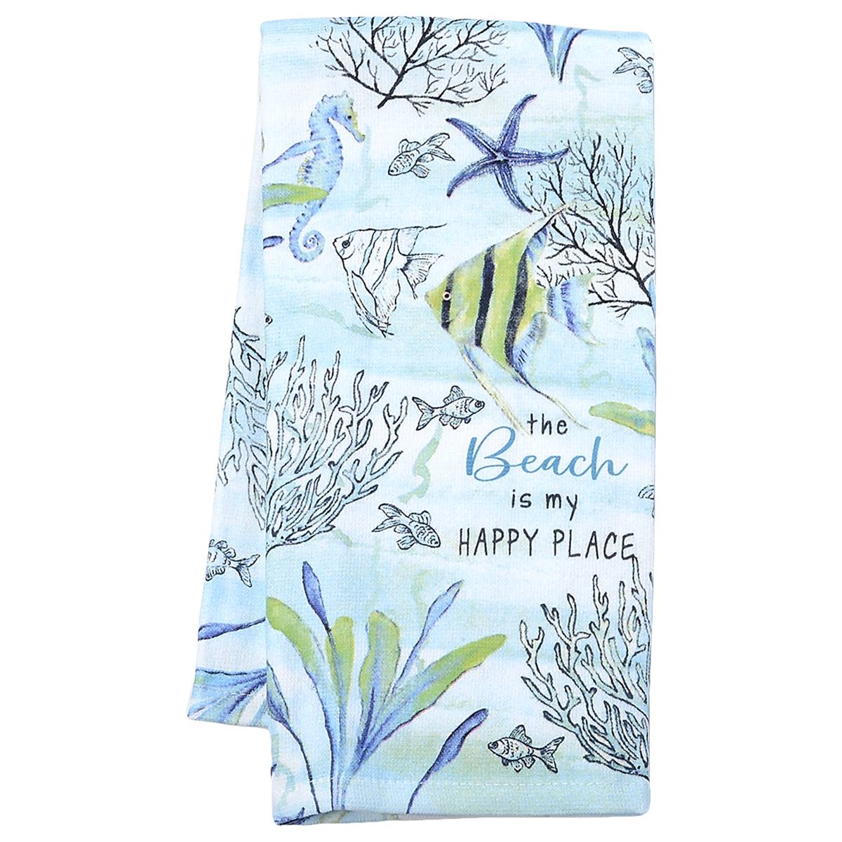 Happy Place Dual Kitchen Towel