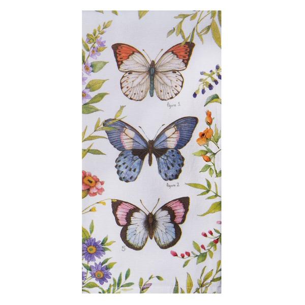 Kay Dee Garden Walk Butterflies Dual Purpose Terry Kitchen Towel