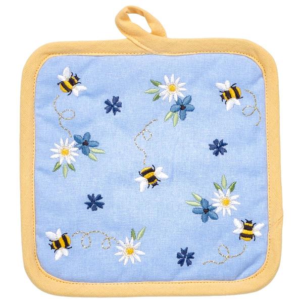 Kay Dee Blue Bee Pot Holder