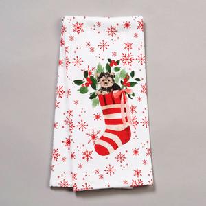 Kay Dee Stocking Pup Dual-Purpose Kitchen Towel