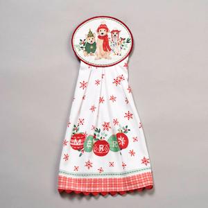 Kay Dee Santa Paws Hang Ups Kitchen Towel
