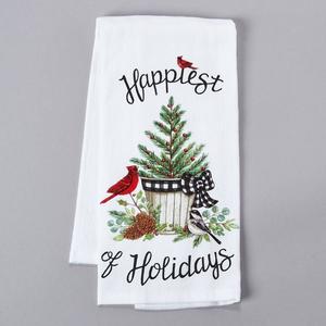 Kay Dee Happiest Holidays Terry Kitchen Towel