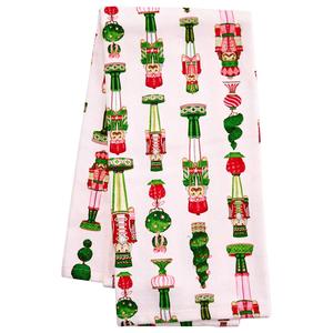 Kay Dee Merry Nutcracker Soldier Toss Dual Towel
