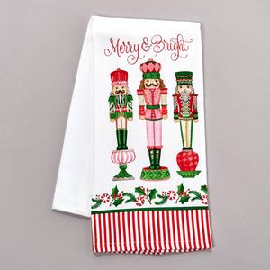 Kay Dee Merry Nutcraker Merry And Bright Kitchen Towel