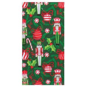 Kay Dee Merry Nutcracker Ornaments All Over Towel