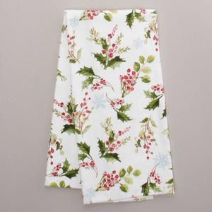 Kay Dee Winterberry Holly Toss Dual Purpose Kitchen Towel