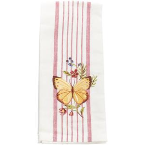 Kay Dee Designs Mulberry Bloom Stripe Tea Towel