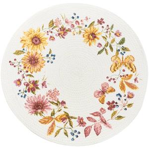 Kay Dee Designs Mulberry Stitched Round Placemat