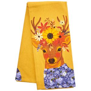 Kay Dee Designs Flowers Everywhere Deer Kitchen Towel