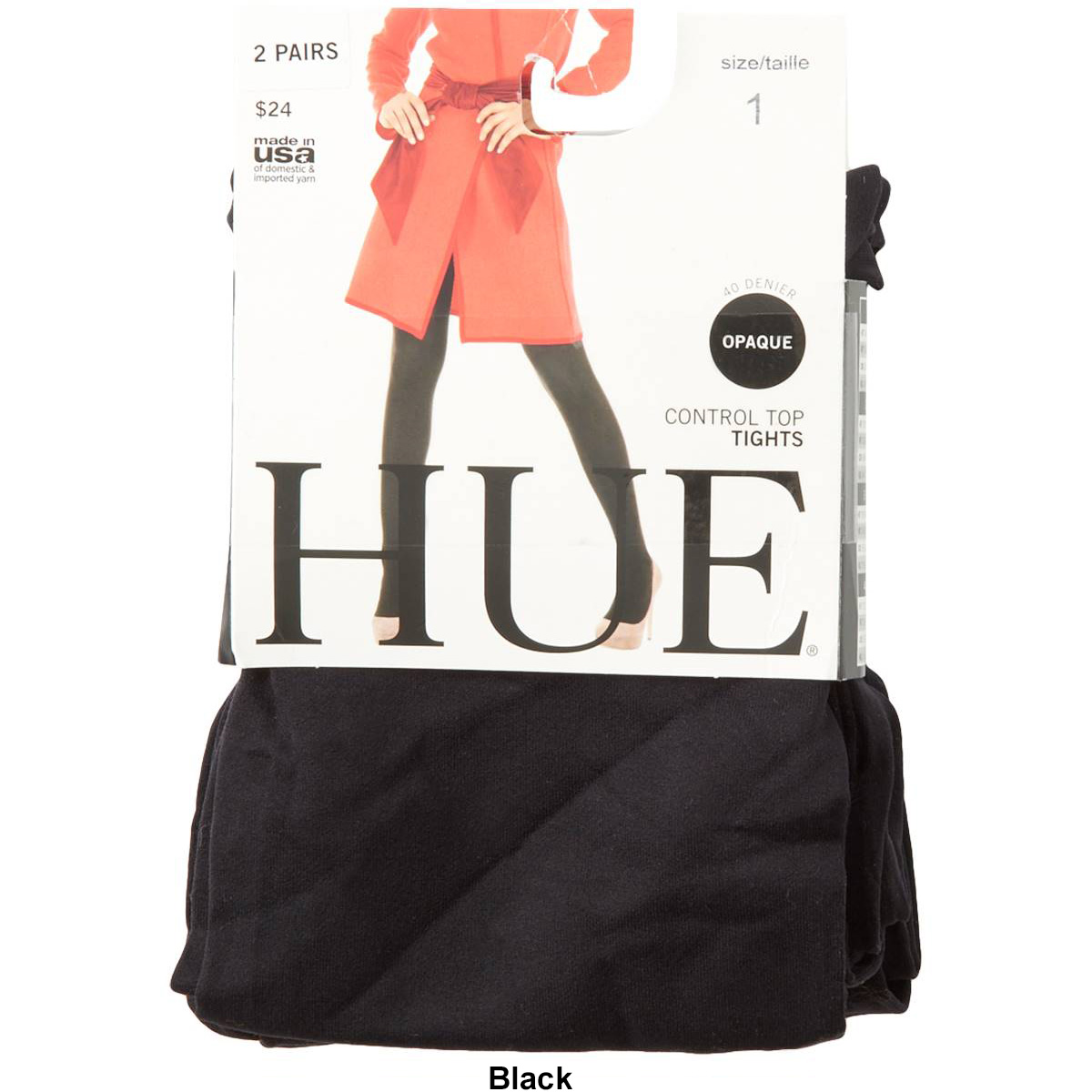 Womens HUE(R) Opaque Control Top Tights