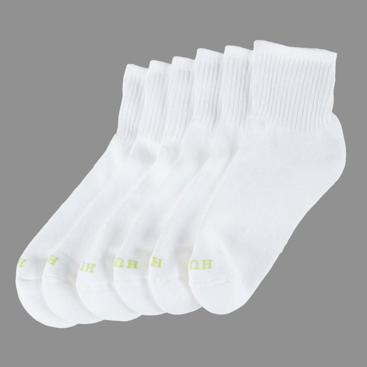 Womens HUE(R) 6pk. Quarter Socks