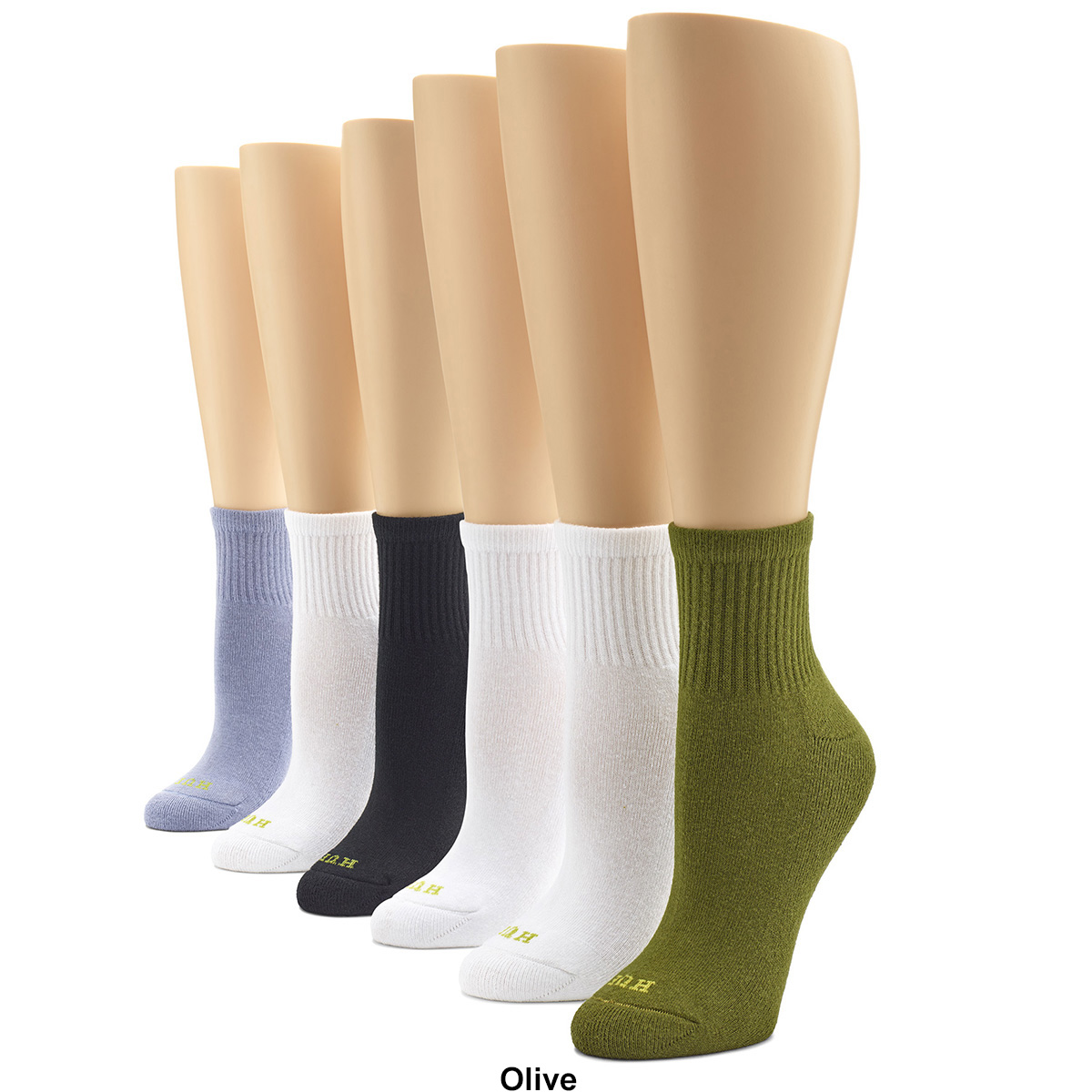 Womens HUE(R) 6pk. Quarter Socks