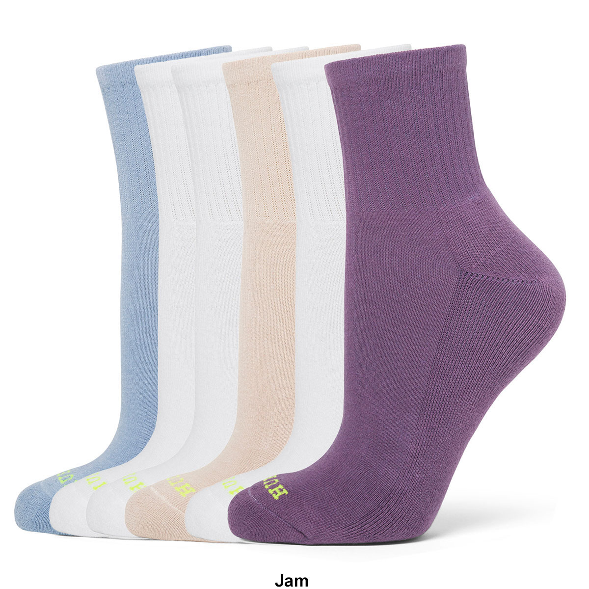 Womens HUE(R) 6pk. Quarter Socks