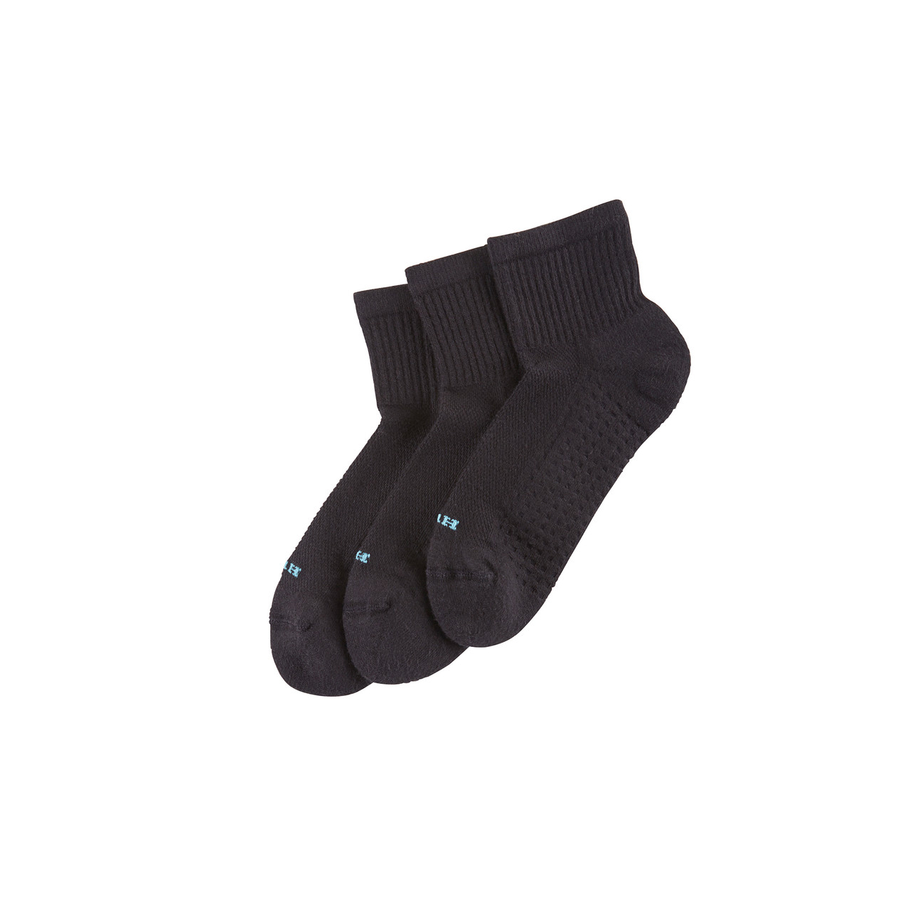 Womens HUE(R) 3pk. Air Cushion Mini Crew Socks