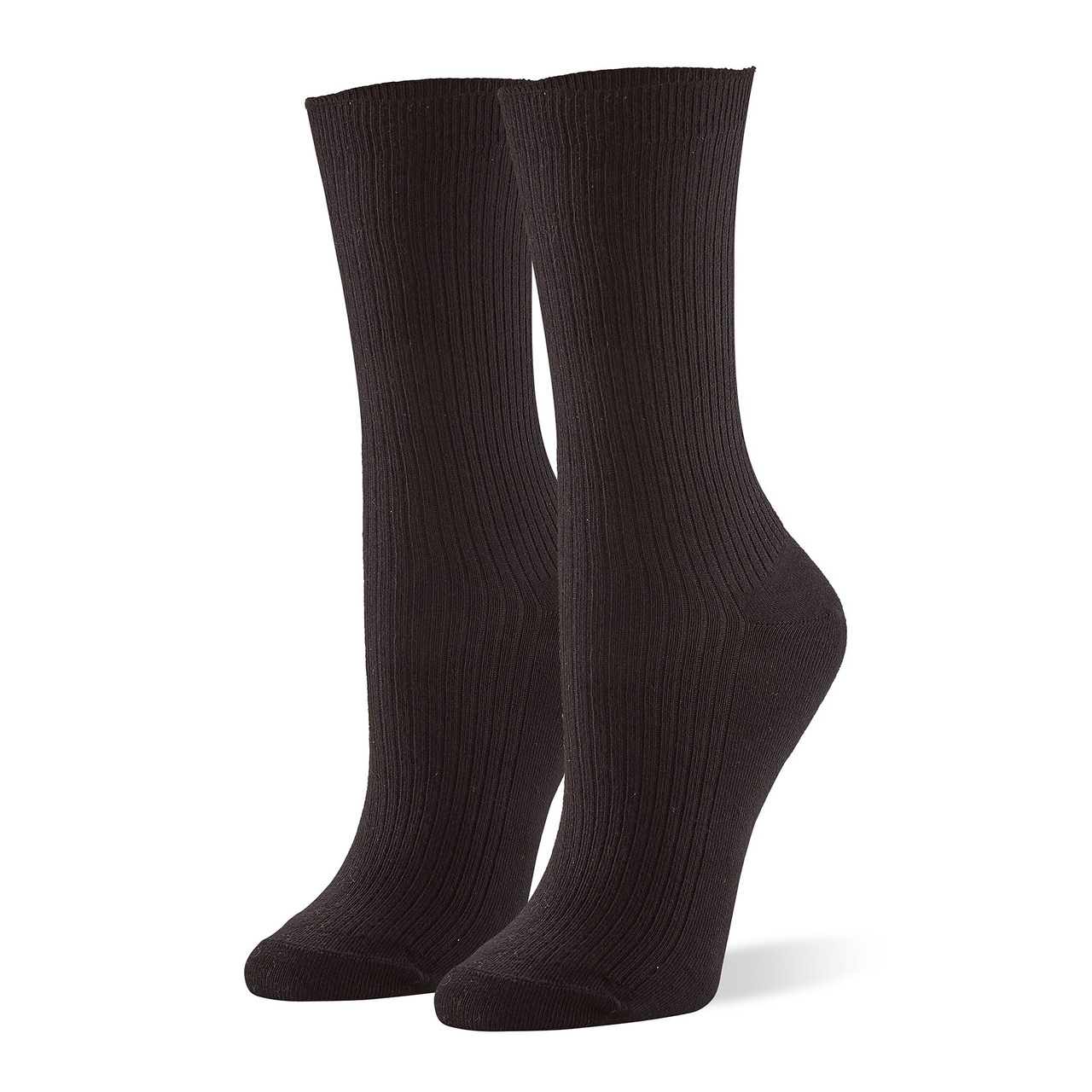 Womens HUE(R) Relaxed Top Crew Socks - 3pk.