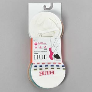 Womens HUE(R) 3pk. Perfect Sneaker Liner Socks