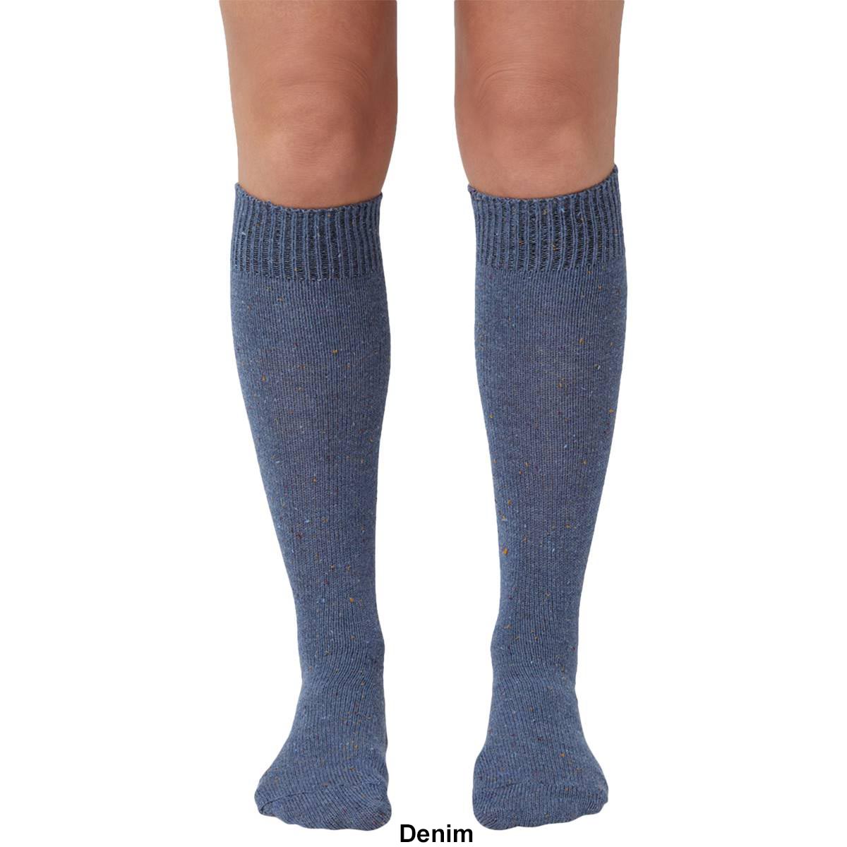 Womens HUE Tweed Knee High Socks