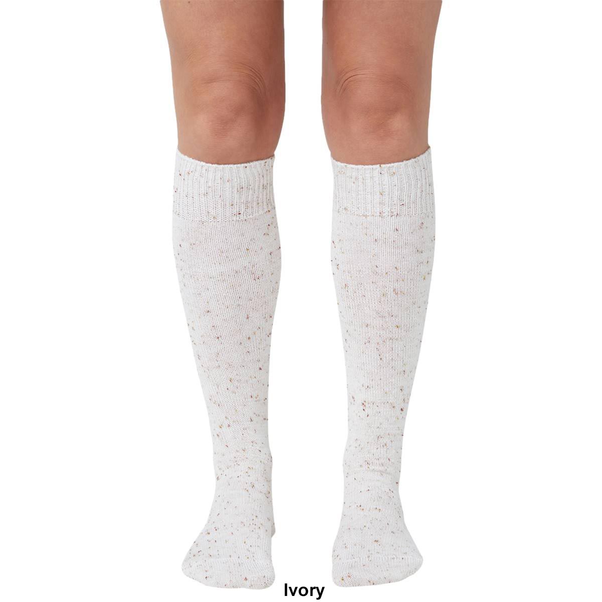 Womens HUE Tweed Knee High Socks