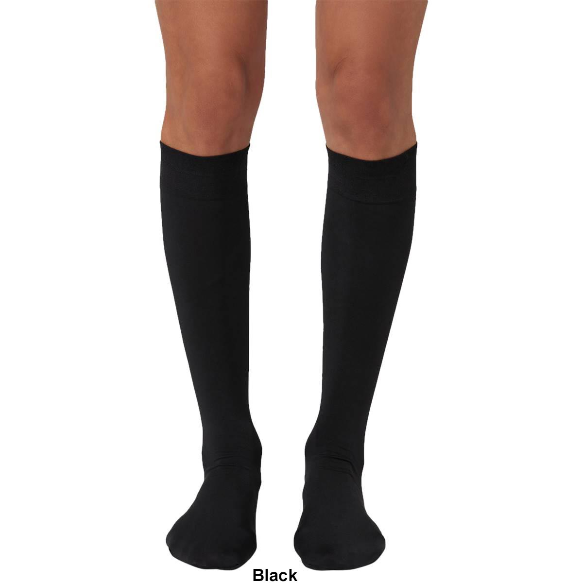 Womens HUE Luster Knee High Socks