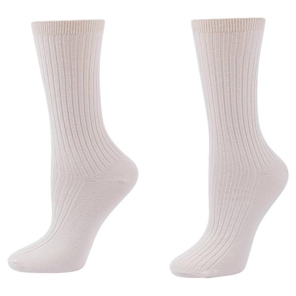 Womens HUE(R) Cotton Rib Crew Socks alternate view