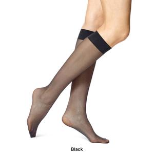 Womens HUE(R) Sheer 2pk. Knee High Hosiery alternate view
