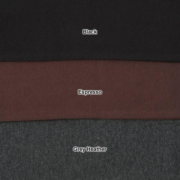 Womens HUE(R) Wide Waistband Blackout Cotton Leggings alternate view