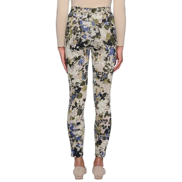 Womens HUE(R) Fall Blossom Denim Leggings alternate view