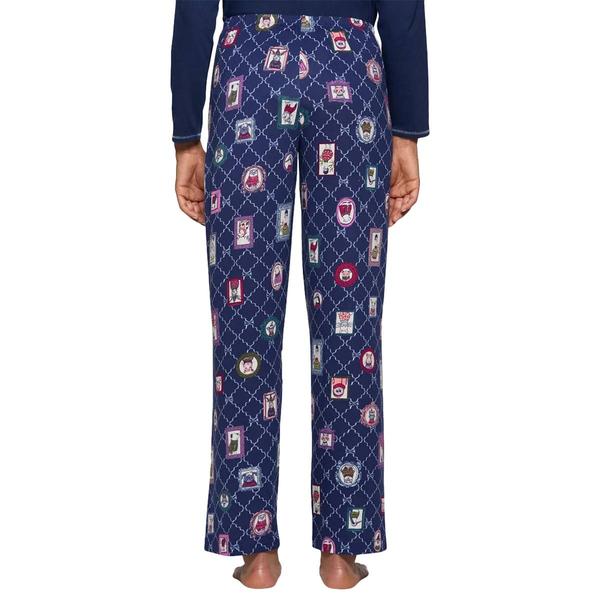 Plus Size HUE(R) Ugly Sweater Long Pajama Bottoms alternate view