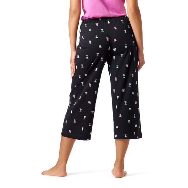 Womens HUE(R) Night Cocktails Pajama Capris alternate view