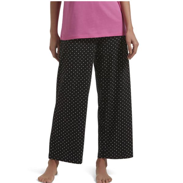 Womens HUE(R) Rio Polka Dot Tie Waist Pajama Pants