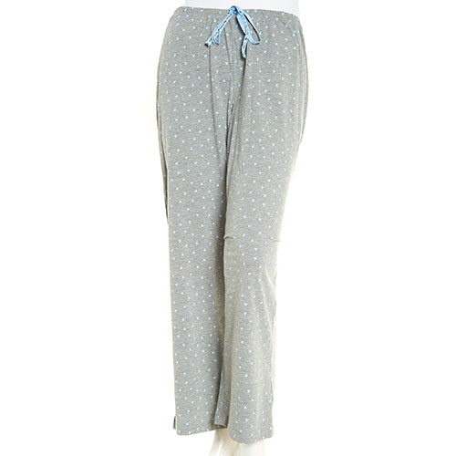 Womens HUE(R) Mini Scribble Heart Pajama Pants - Blue