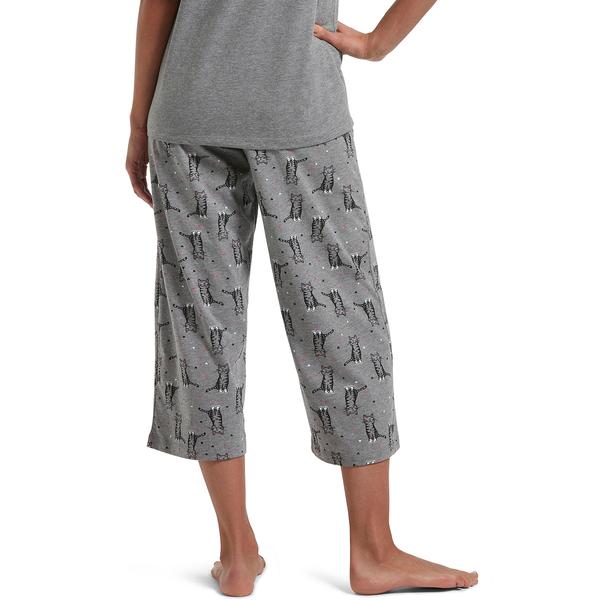 Womens HUE(R) Sweet Kitty Pajama Capris alternate view
