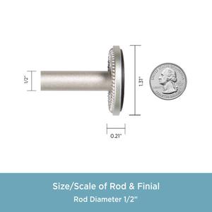 Sanford 1/2 Tension Rod - Stainless Nickel alternate view