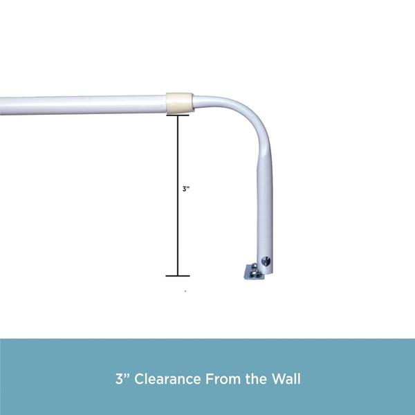 Single 3 1/2in. Lockseam Curtain Rod alternate view