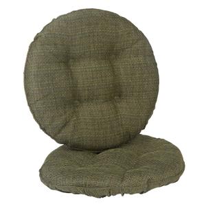 Klear Vu The Gripper(R) 2pc. Round Tyson Tufted Barstool Cushions