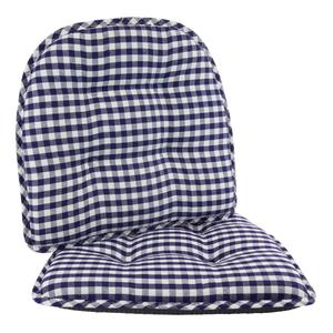 Klear Vu The Gripper(R) 2pc. Gingham Tufted Chair Cushion Set