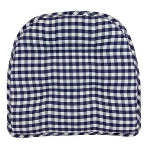 Klear Vu The Gripper(R) 2pc. Gingham Tufted Chair Cushion Set alternate view