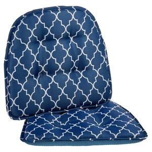 Klear Vu The Gripper(R) 2pc. Trellis Tufted Chair Cushion Set alternate view